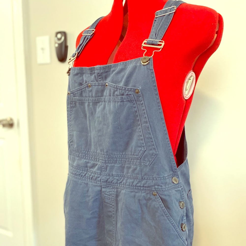Blue overalls